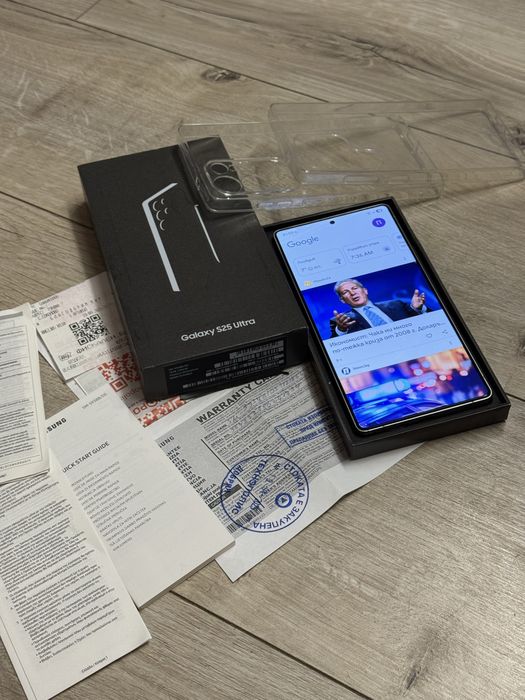 Гаранция* Samsung Galaxy S25 Ultra White Titanium