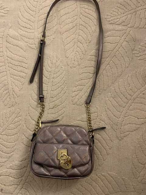 Geanta crossbody JUICY COUTURE din piele aurie noua