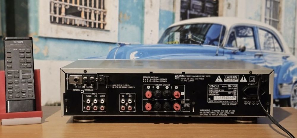Denon DRA 345 R sunet bun la amplificator statie amplituner receiver