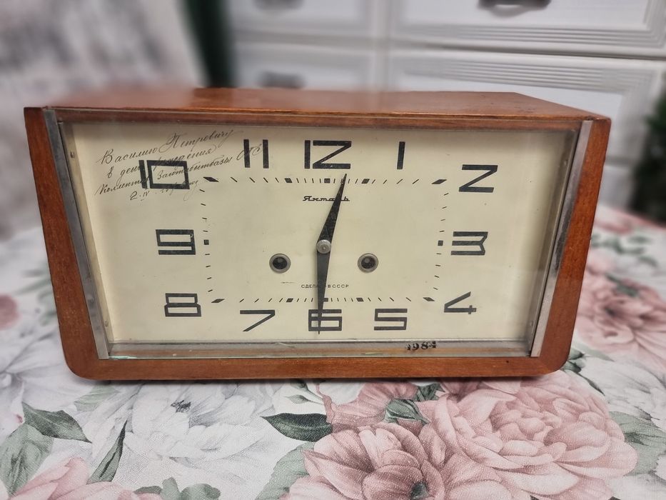 Часы настольные каминные