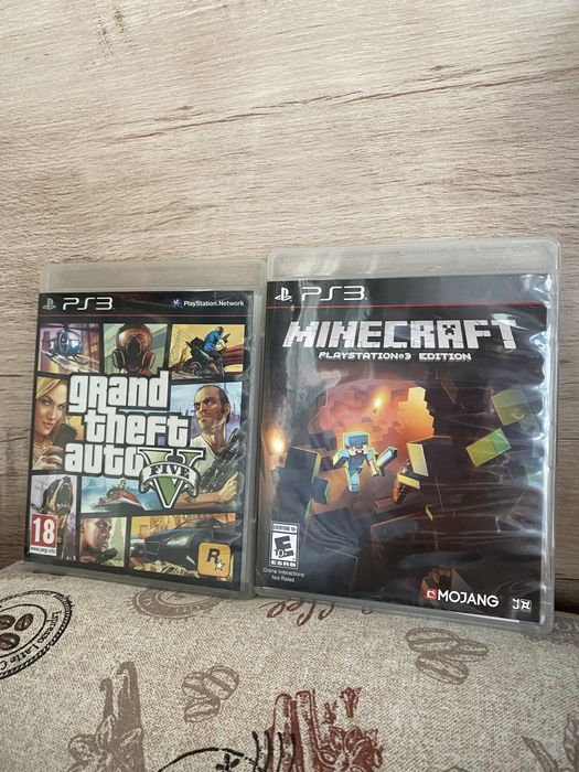 Игри за PlayStation 3 PS3 Grand Theft Auto V GTA5 & Minecraft