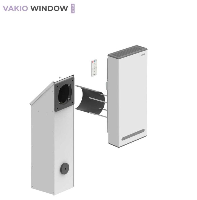 Рекуператор VAKIO WINDOW SMART с функцией притока