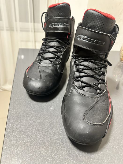 Ghete alpinestars Faster 3 black /grey/red 43