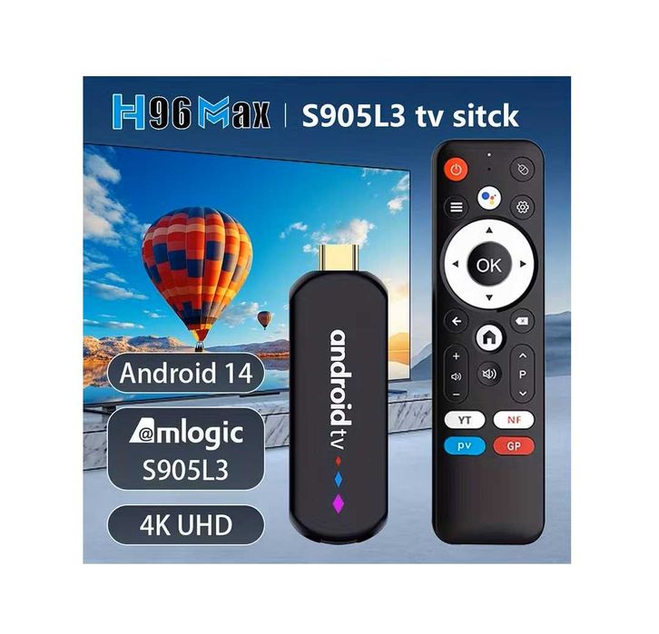 ANDROID 14 ТВ СТИК - 4K 2GB16GB S905L3 - TV Stick Донгъл box тв бокс, Smart TV Box Мултимедия Плейър ANDROID TV