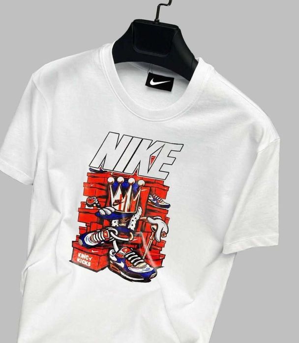 Nike Тениска бяла и черна