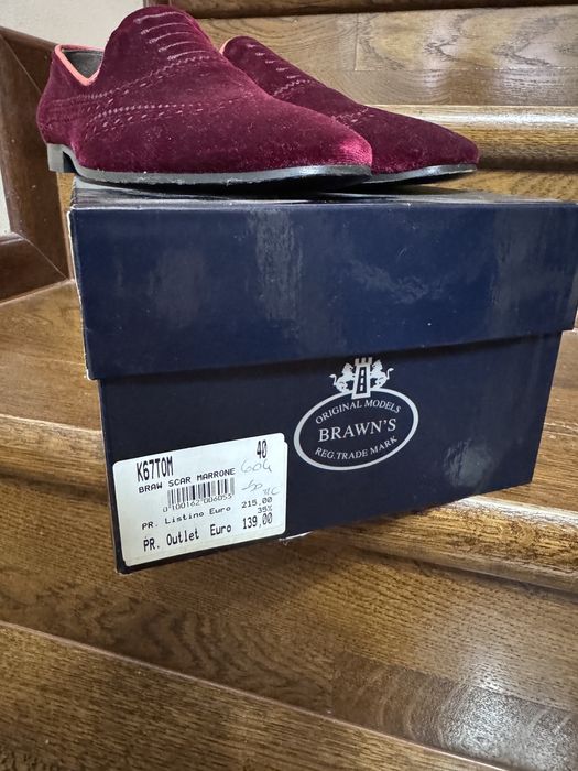 Pantofi catifea  noi, marimea 39 / italia