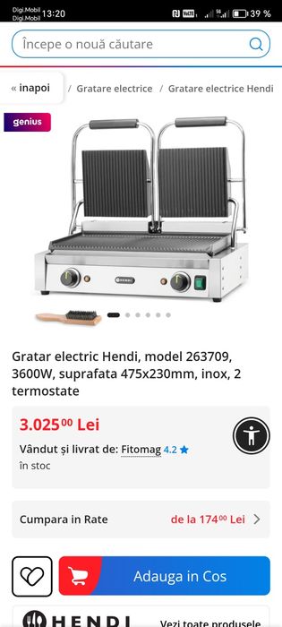 Grătar electric Heidi