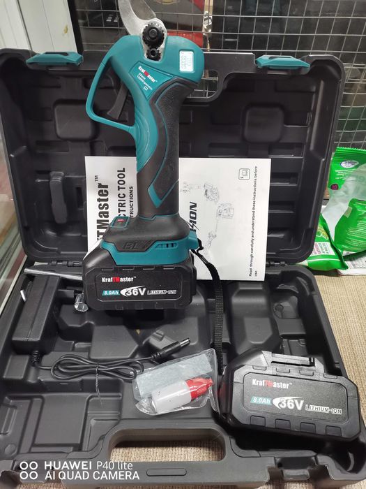 Акумулаторна лозарска ножица ТАЙГА 36v.8ah