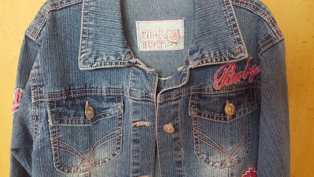 Дънково яке за момиче