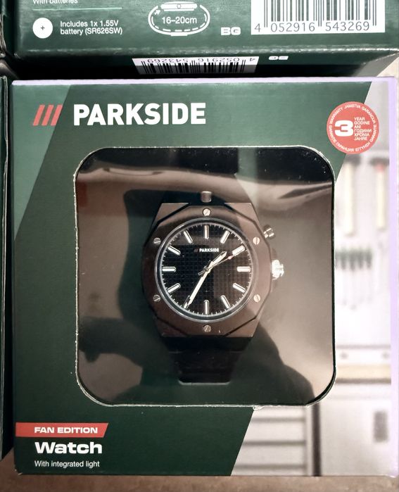 Ръчен часовник PARKSIDE със силиконова каишка 3г. гаранция