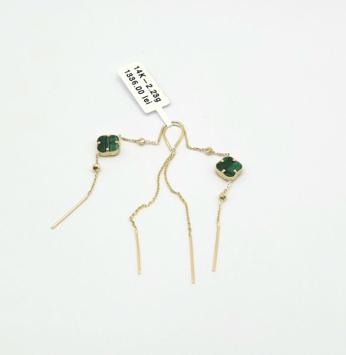 Bijuteria Royal cercei din aur 14k 2.23 gr