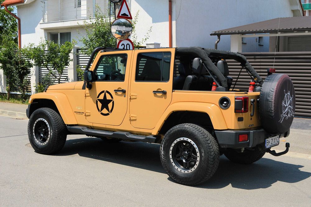 Jeep Wrangler Unlimited Editie Sahara 2.8 CRD 200 CP Automat - FULL OMOLOGAT - Troliu - Lift - 285/70R17 - An 2013
