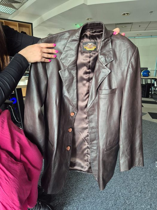 Haina/sacou piele barbateasca Harley Davidson marimea L