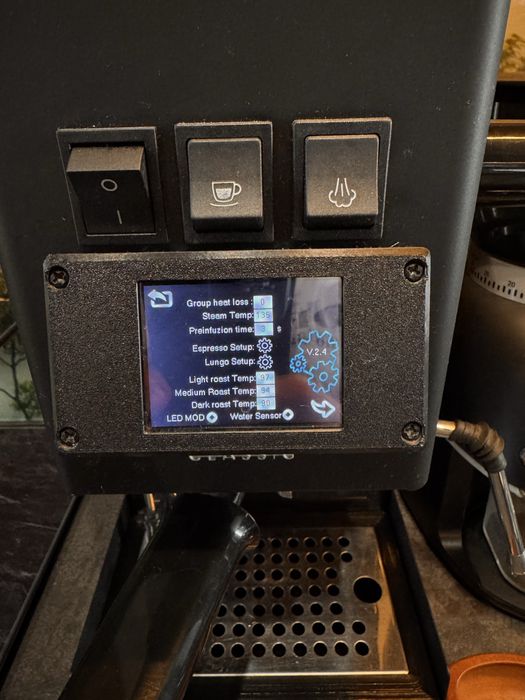 Pachet Espressor Gaggia Classic pro Modat/ Gaggiuino  cu touch / programe / infuzie / specialitate / lelit / marzocco / arduino + rasnita si accesorii