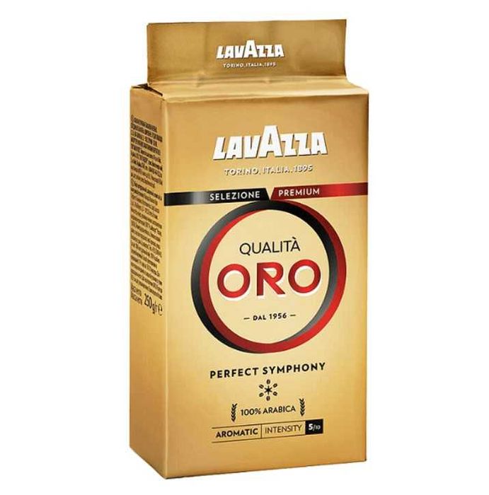 Безплатна доставка за Бургас и Сл.Бряг - Lavazza Qualita ORO – мляно кафе 250гр.