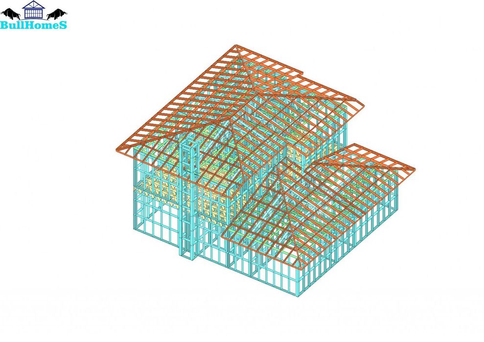 Къща,Бунгало,Преместваема къща,Сглобяеми къщи,Модулни,Жилищни-194,5м²