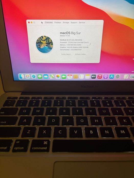 Macbook air mid 2013
