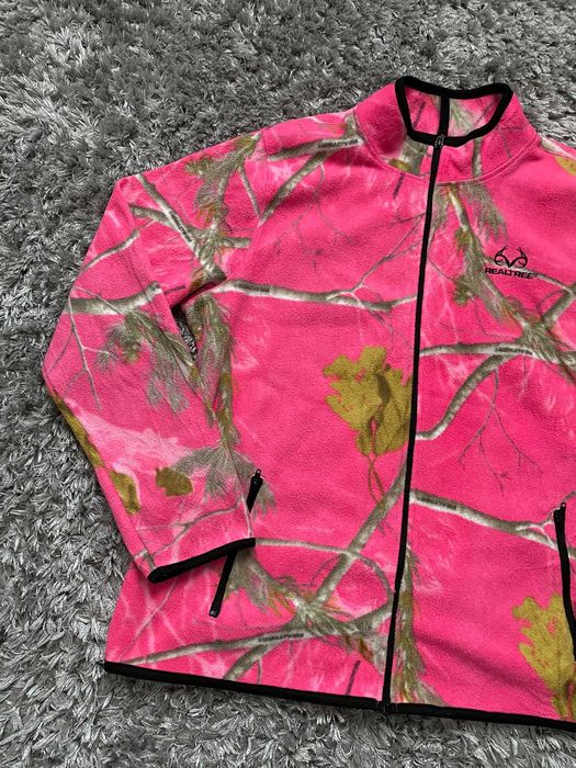 polar de vanatoare realtree roz