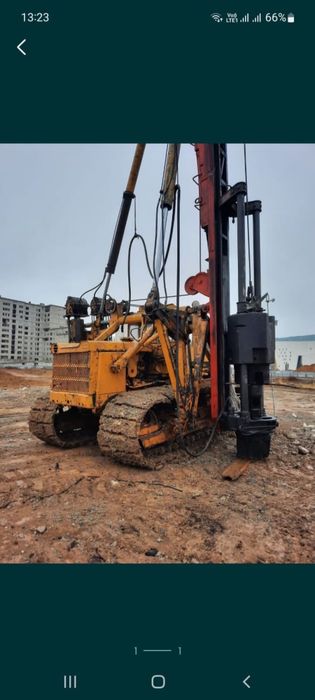 Забивка свай. Услуги сваебойки!