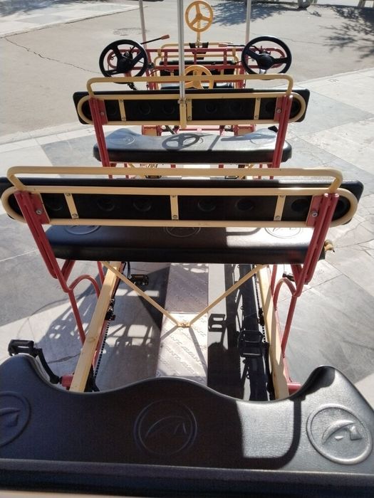 Velosiped tandem. Велосипед тандем