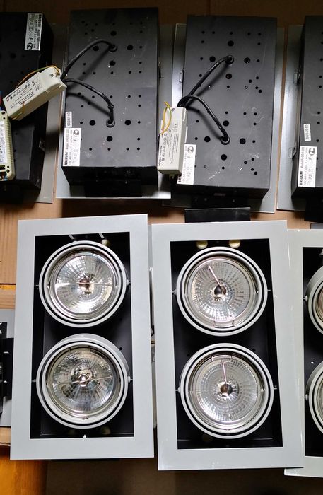 Spot led incastrat 2 module (16 buc.)
