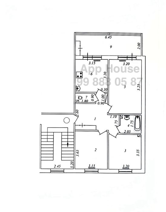 3/7/9 Тузель 3, Улучшенка 80 м2, Балкон 2х6, школа 282, Крестик