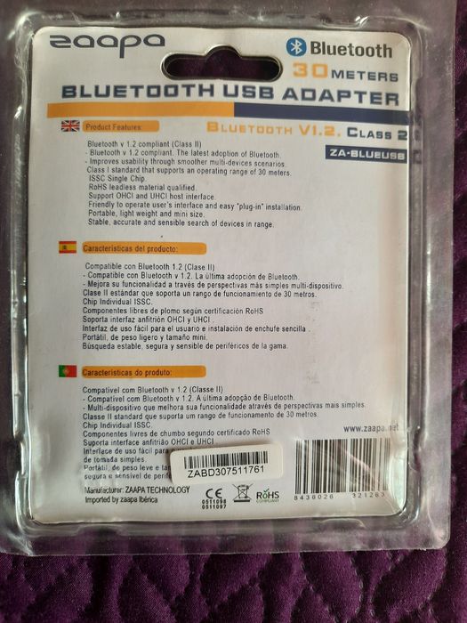 vind adaptor bluetooth ZAAPA