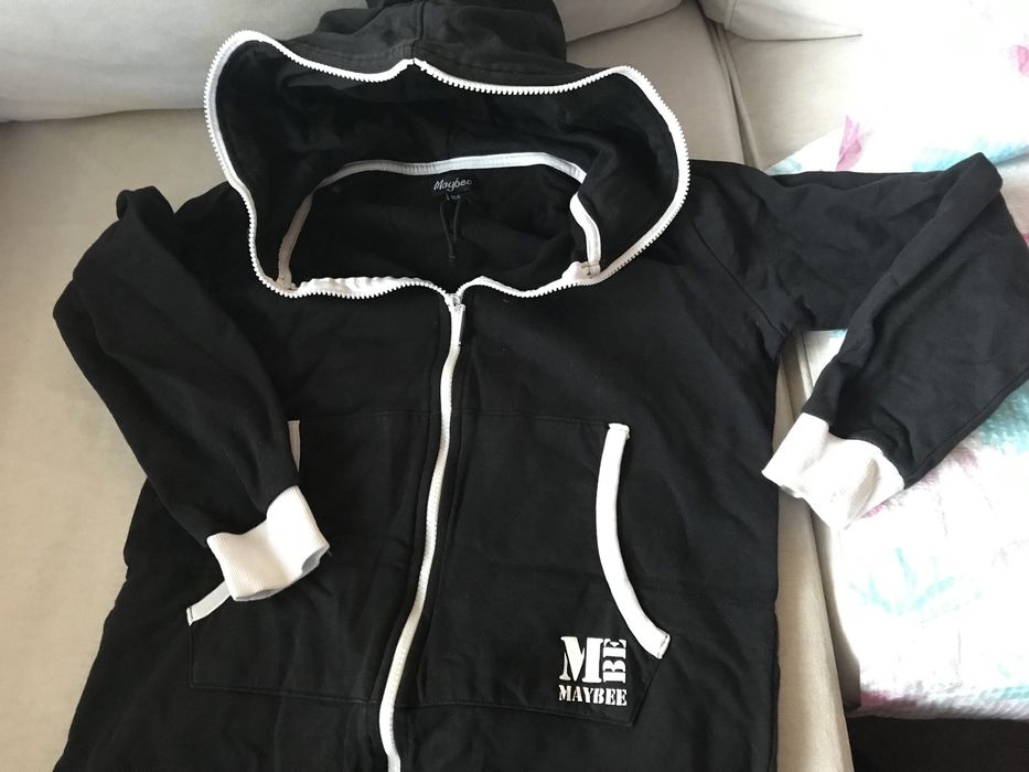 Дамски/Детски памучен гащеризон с цип и качулка