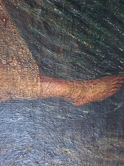 tablou pictura henri soulie 65/45 cm reproducere veche