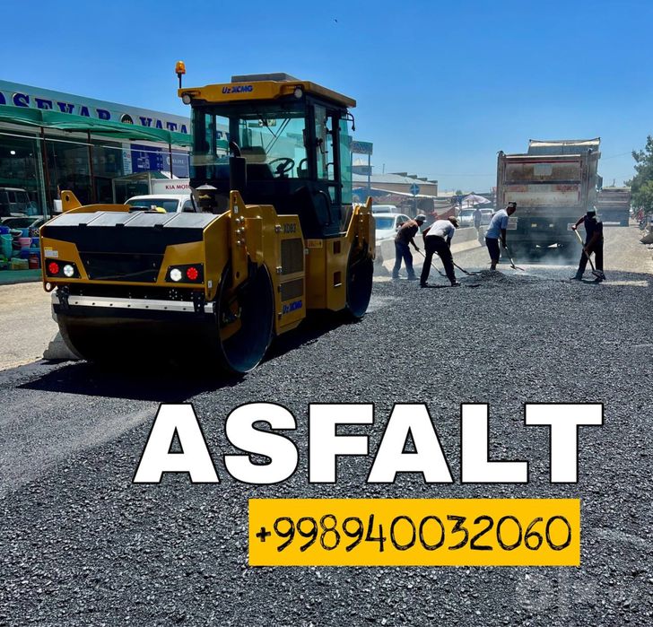 Asfalt qilamiz sifatli va kafolatli