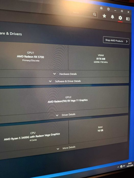 Pc Gaming Ryzen 5, RX 5700, 16gb, 512gb SSD(SCHIMB)