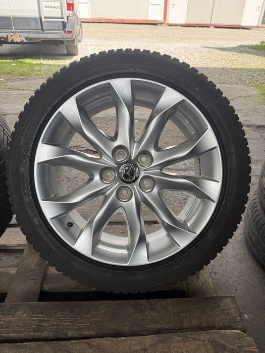 Jante originale Mazda 3, CX-3 echipate cu anvelope M+S Allseason 215/50 18