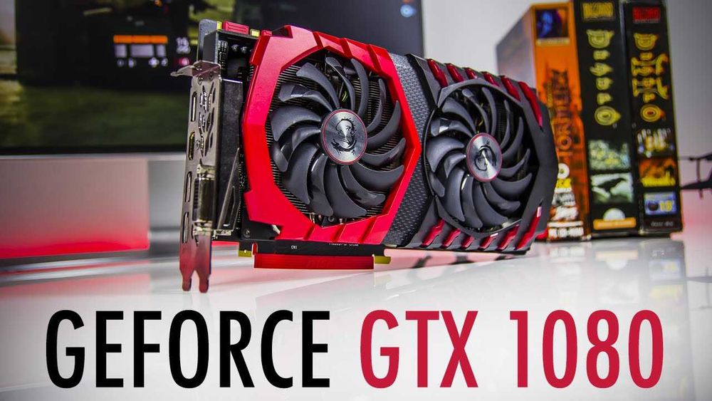 Видеокарта NVIDIA GTX 1080 8 GB GDDR5x MSI Gaming X гаранция 12 месеца