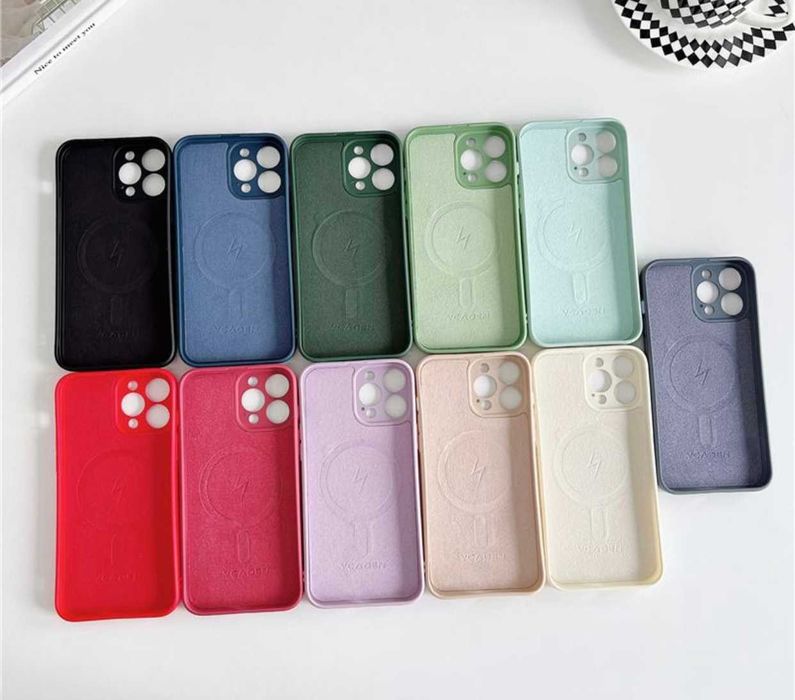 Husa cu microfibra MagSafe pt. iPhone 13 , 13 Pro, 13 Mini, 13 Pro Max