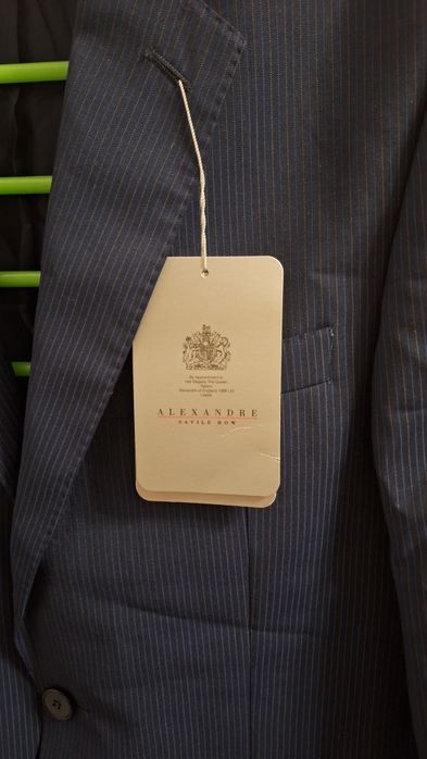 Sacou Alexandre Savile Row NOU - Mărime 48 EURO (38 UK) Long - 80% Lân