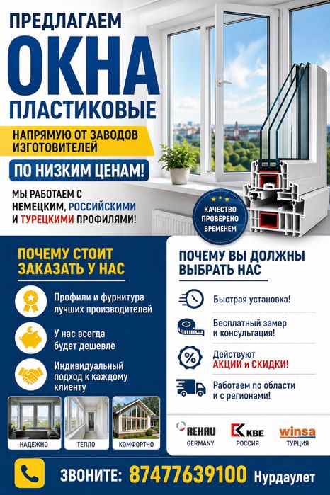 Пластиковые алюминиевые окна