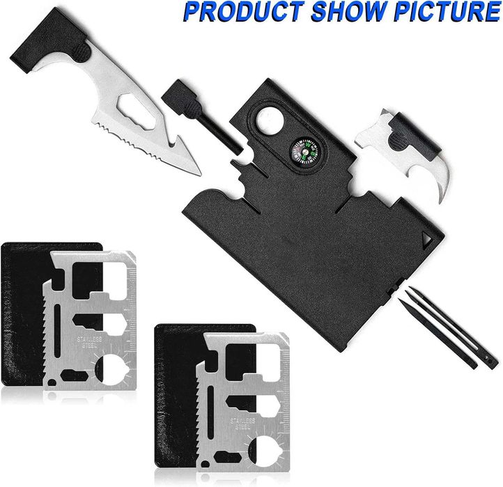 Комплект инструменти за кредитни карти 18 в 1, 2 части