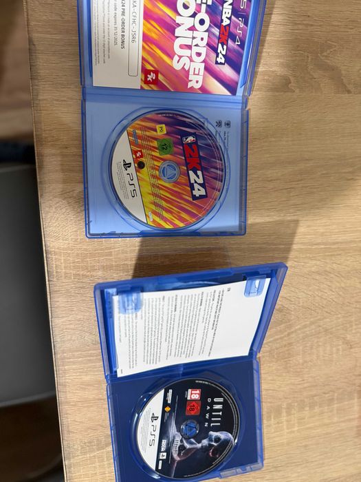 Продавам игри за PS5 - NBA 2K24 и Until Dawn, като нови!