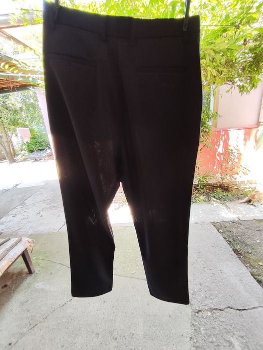 Pantaloni eleganți NOI, gri închis, mărimea L