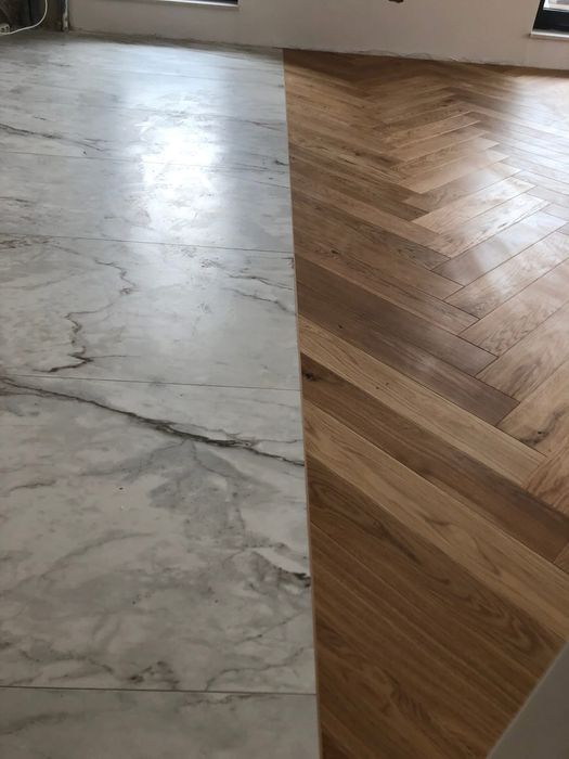 Montaj Parchet stratificat lipit/spc heringbone/chevron/ lamint/plinta