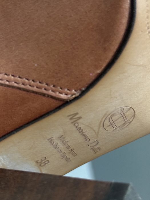 Сапоги кожаные Massimo Dutti 38 размер