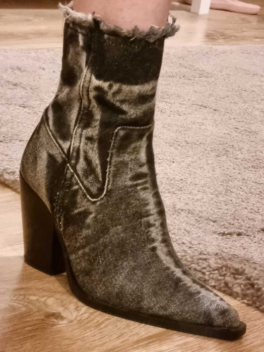 Botine DENIM stil ciocate