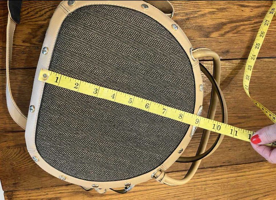 Винтидж чанта  - Самонсайт Блек Кяфява