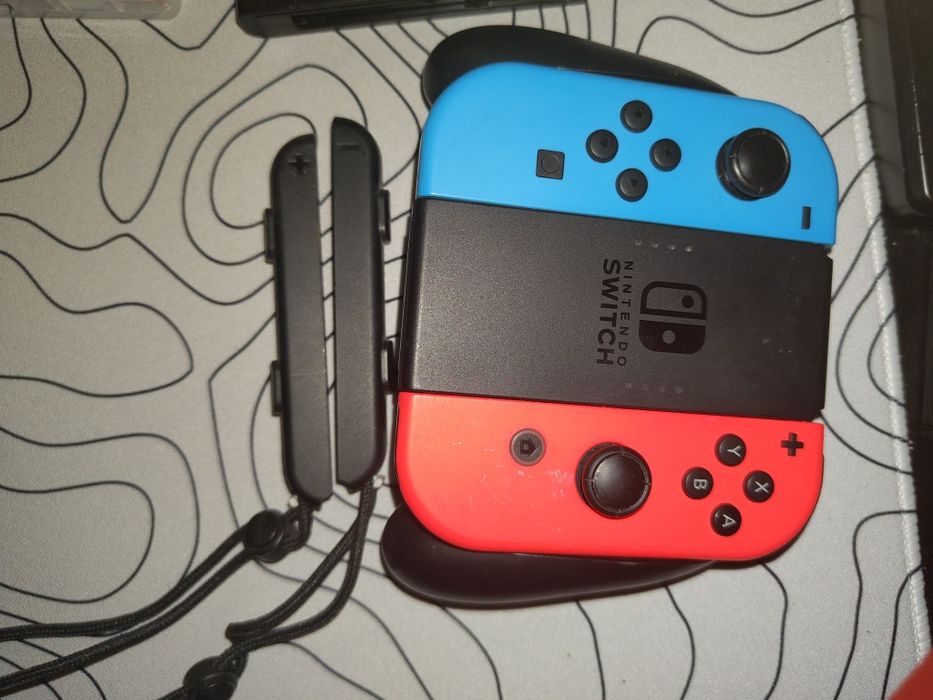 Nintendo Switch v2, rar folosit, splatoon + smash + animal crossing