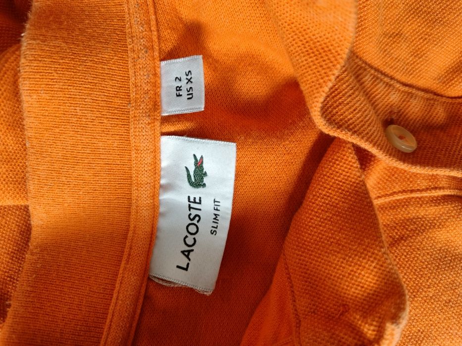Tricou Lacoste polo portocaliu
