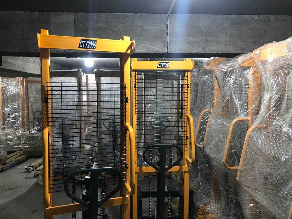 Штабелер- Ручной кара-Транспаллет-рохля-1-2-3тонна