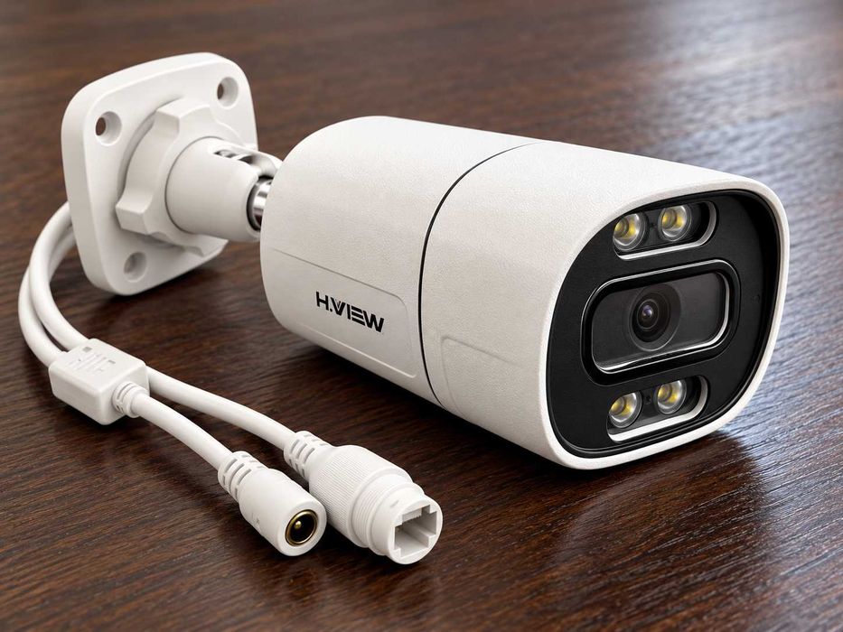 Комплект видеонаблюдение H.VIEW 4 камери 5MP PoE + NVR 4K 2TB (DVR)