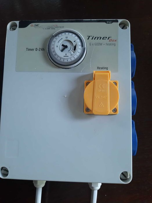 G.S.E. timer box 6x600w  + heating