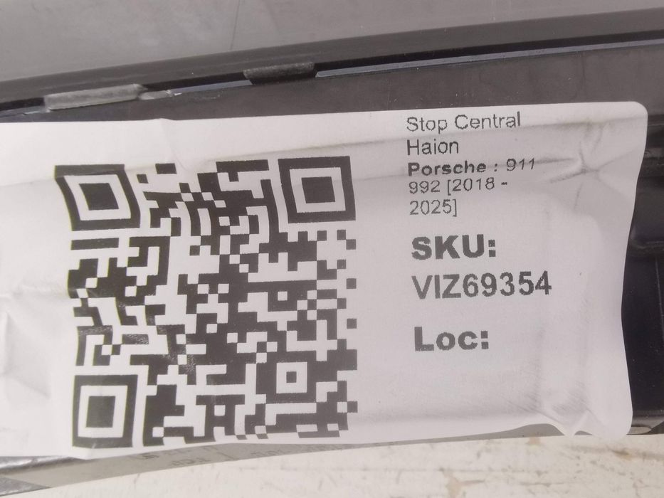 Стоп Централен Задна Врата Porsche 911 992 GT3, Carrera 4 S Оригинален