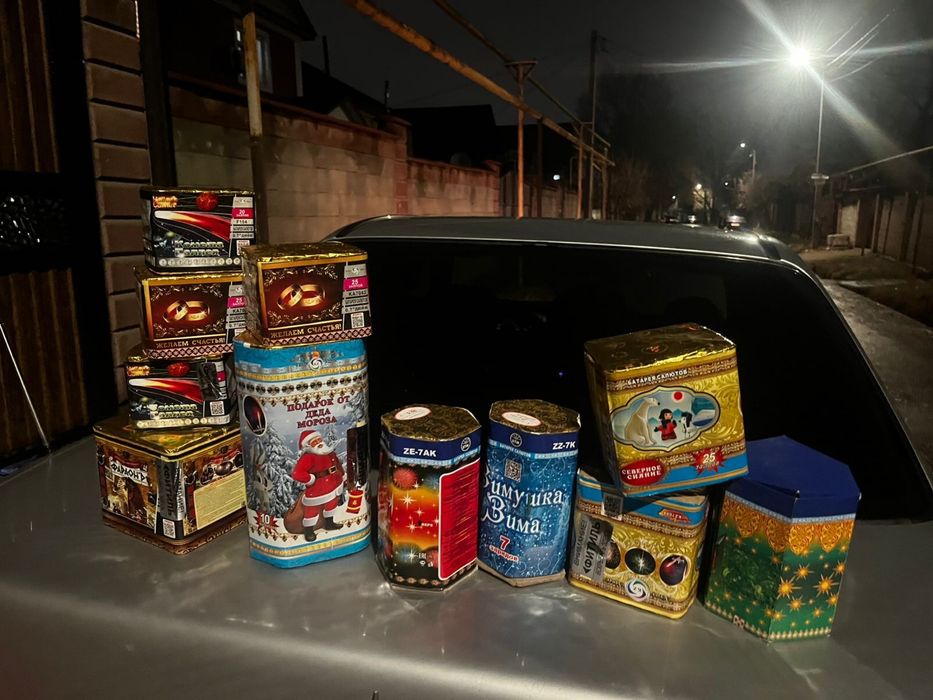 Салюты феерверки